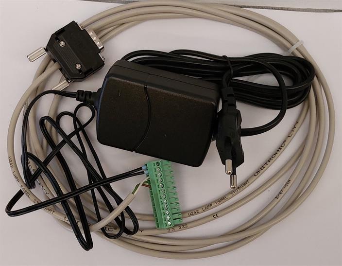Wireset w. Power supply for IP modem 19830010/19830011/19830018