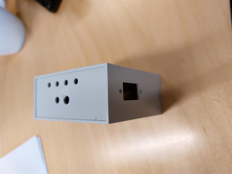 Enclosure for fiber/RS232 converter