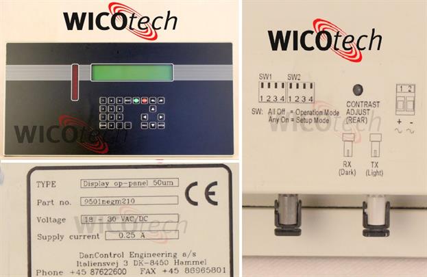 Display OP-Panel 50 my fiber optic