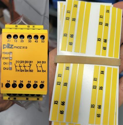 Front folie Emergency relay